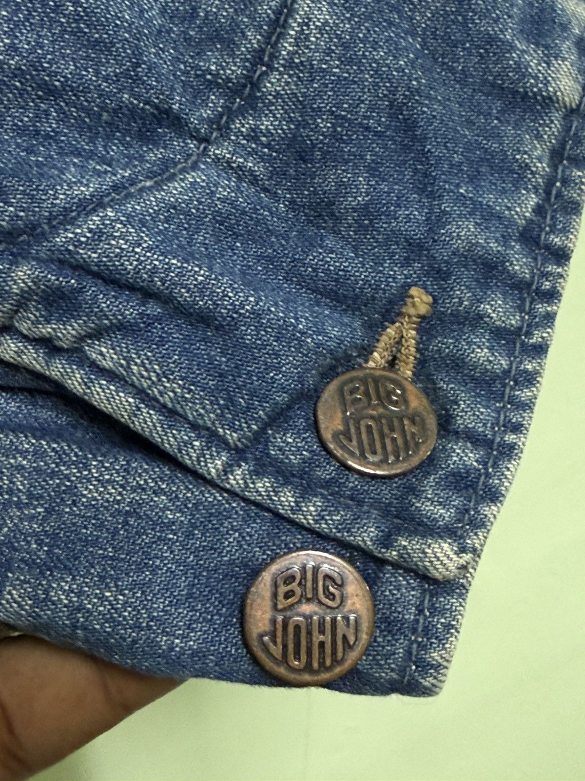 Big John Vintage Big John Denim Blanket Jacket with Patches Size US M / EU 48-50 / 2 - 10 Thumbnail