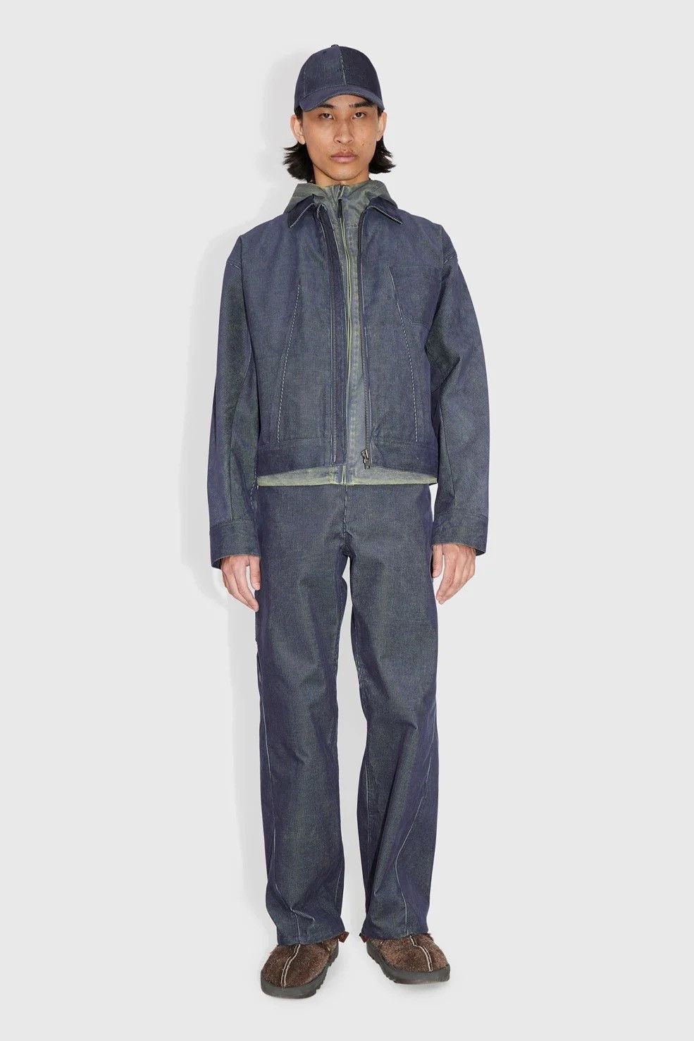 Acne Studios !DS! SS23 Wood Wood Twisted Seam Envy Green Chore Jacket Size US XXL / EU 58 / 5 - 3 Thumbnail