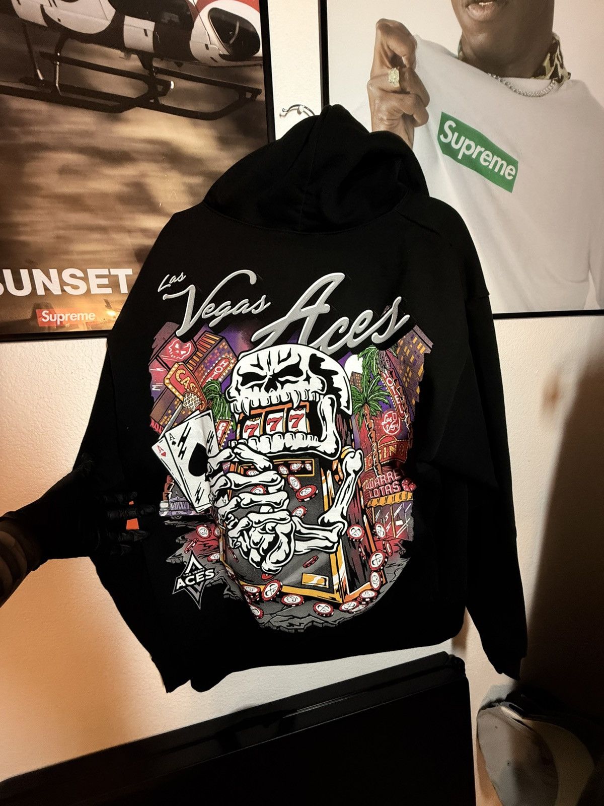 Warren Lotas Warren Lotas Las vegas Aces slot machine jacket Size US L / EU 52-54 / 3 - 9 Thumbnail