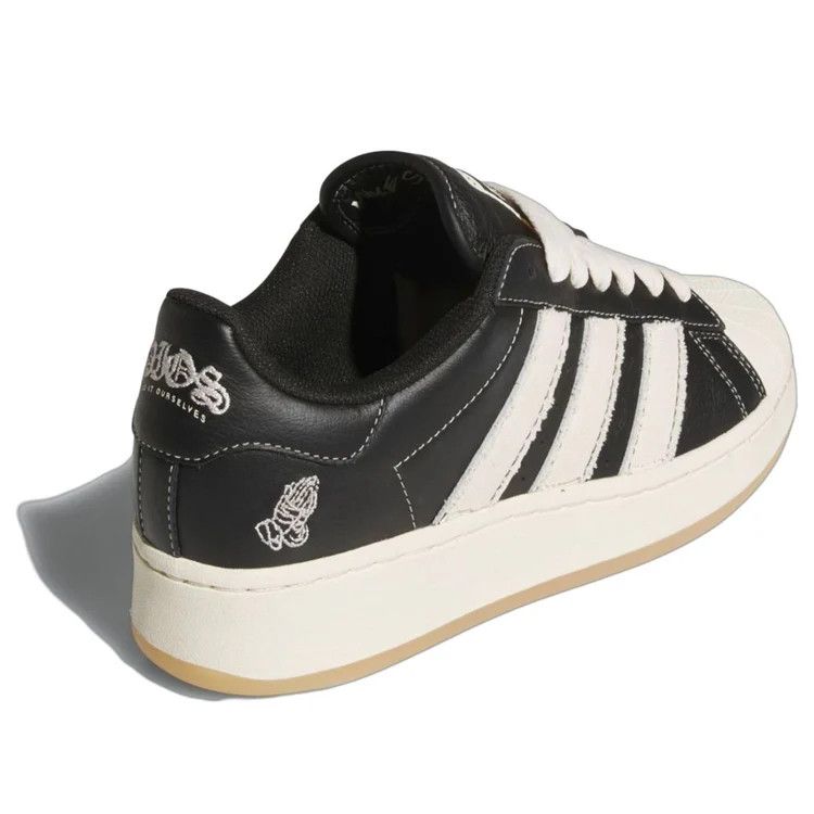 Adidas o1mle0426 Unisex Superstar Low-Top Sneakers in White/Black Size US 9 / EU 42 - 4 Thumbnail