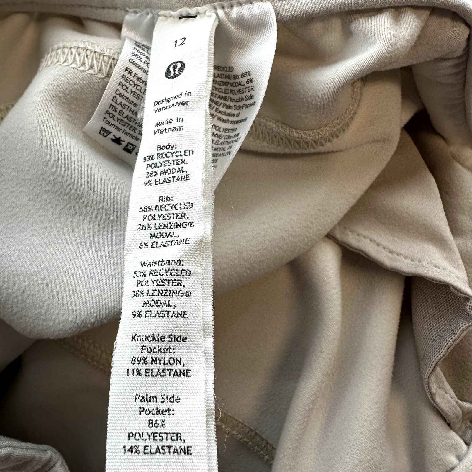 Lululemon Lululemon Brushed Softstreme Ribbed Jogger Pants Opal 12 Size 34" / US 12 / IT 48 - 6 Thumbnail