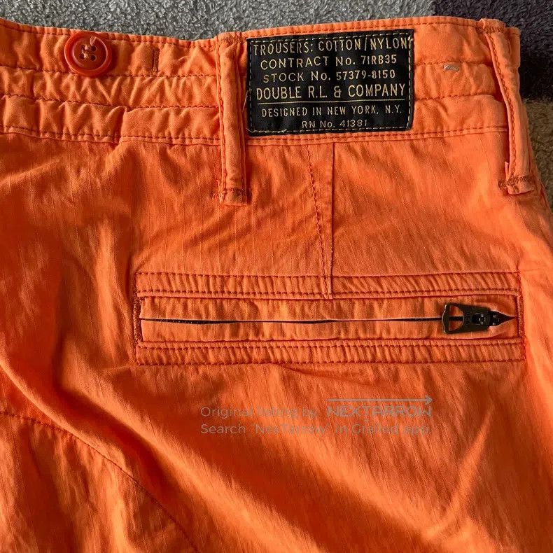 RRL Ralph Lauren RRL Ralph Lauren Orange multi-pocket military pants Size US 30 / EU 46 - 8 Thumbnail
