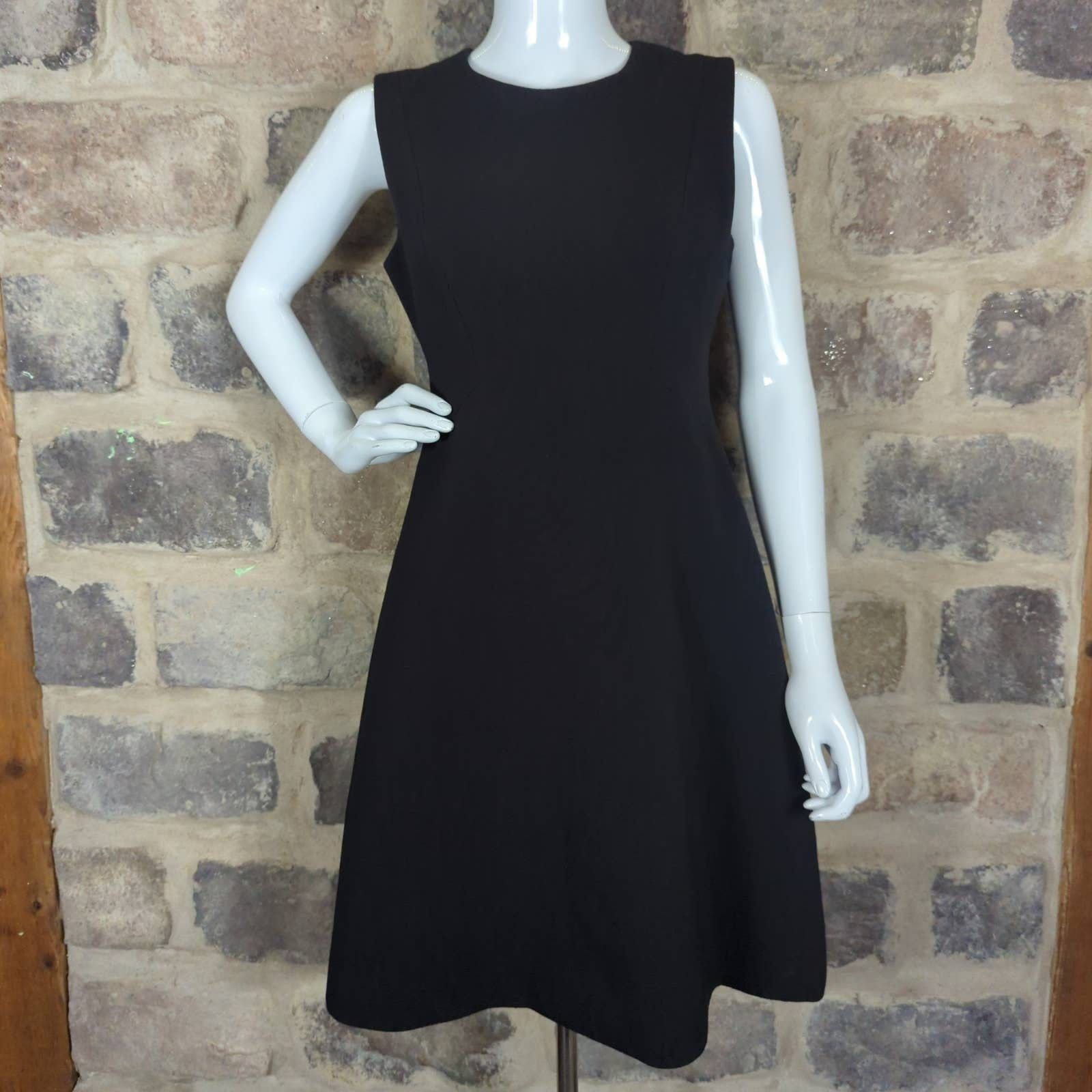 Image of Kate Spade Dress Black Sicily Sleeveless Stretch Sheath, Women's (Size Small)