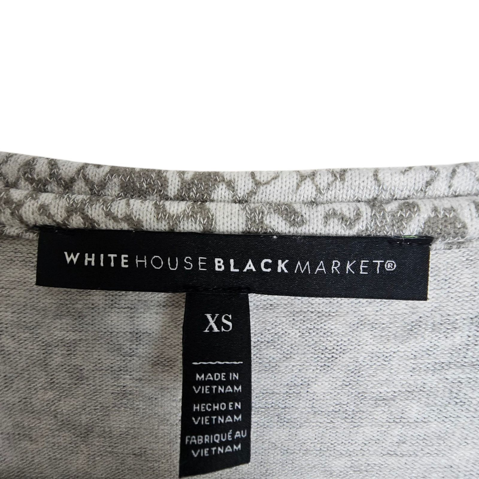White House Black Market White House Black Market Sweater Snake Print Dolman Sleeve Size XS / US 0-2 / IT 36-38 - 7 Thumbnail