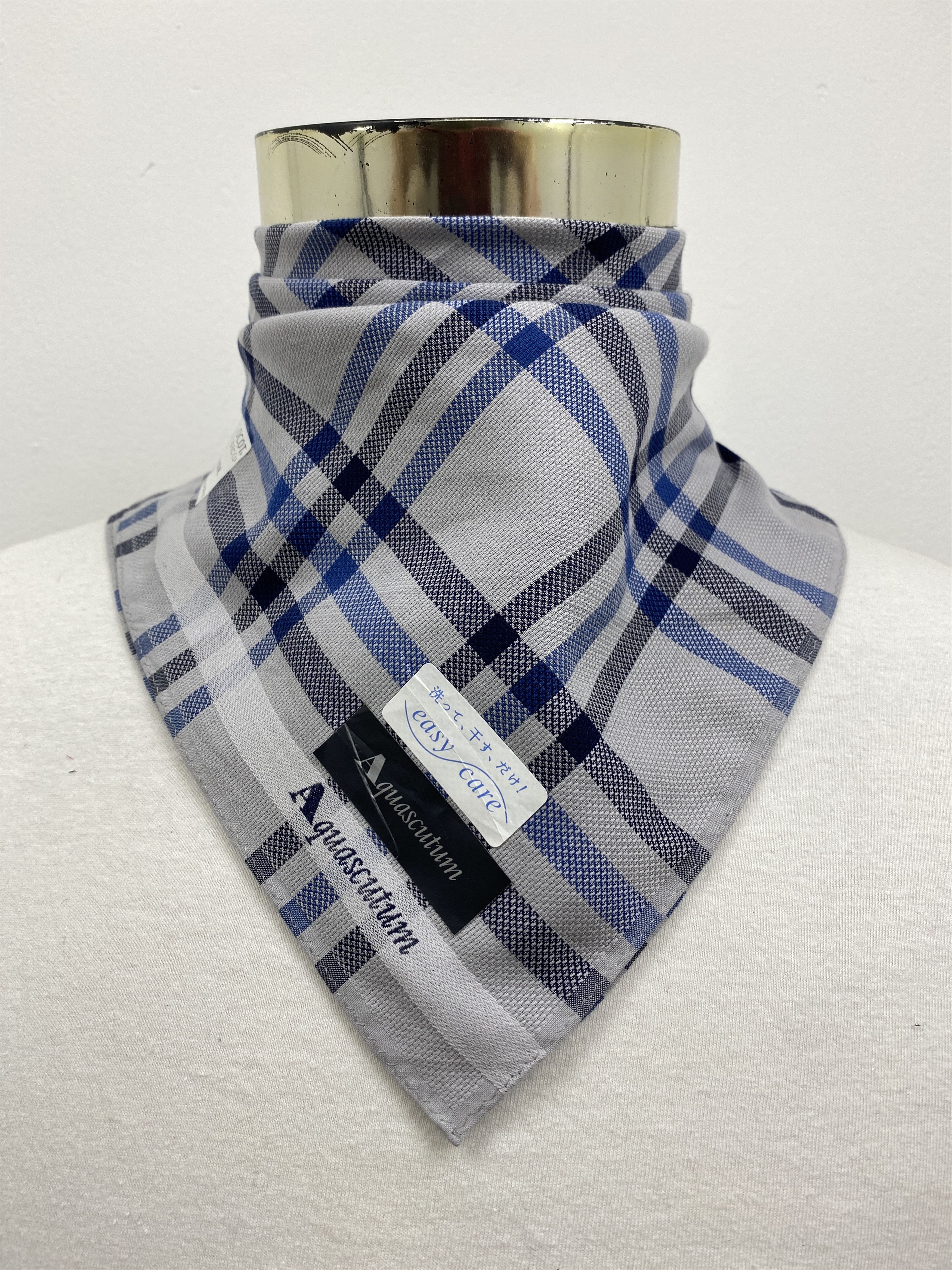 Aquascutum × Vintage Vintage Aquascutum Handkerchief / Neckwear / Bandana HKC0484 Size ONE SIZE - 2 Thumbnail