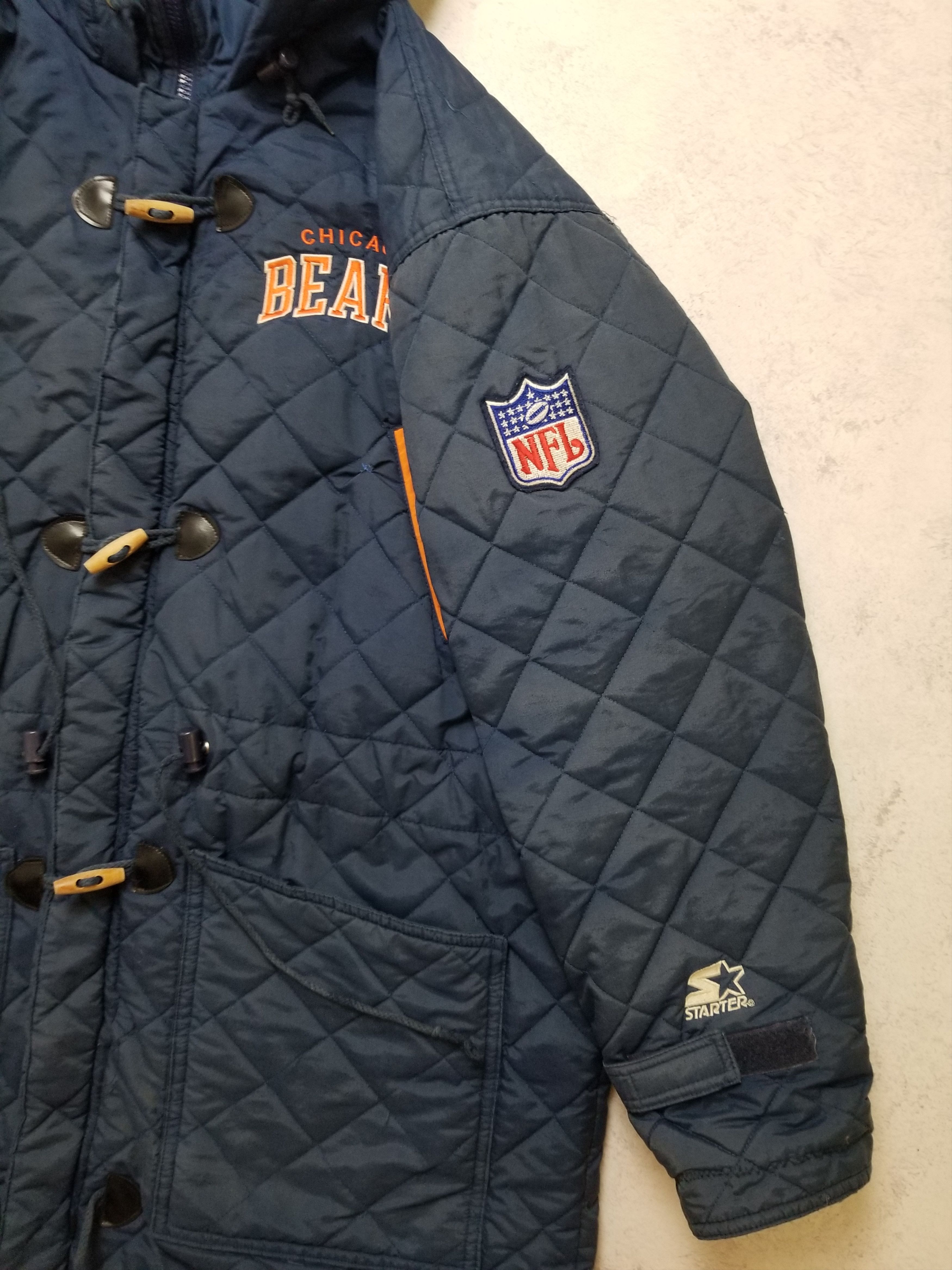 Starter Vintage Starter NFL Chicago Bears Parka Long Jacket Defects Size US L / EU 52-54 / 3 - 14 Thumbnail