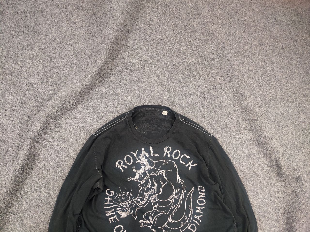 Diesel Vintage Y2K Diesel Royal Rock Faded Color Long Sleeve Shirt Size US M / EU 48-50 / 2 - 2 Thumbnail