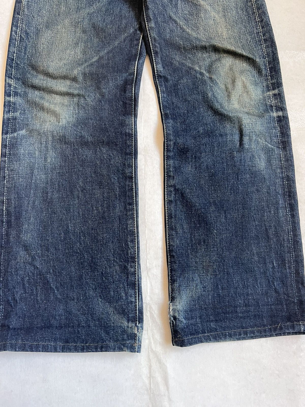 Levi's Vtg Levis 503B Big E Selvedge Denim Fly Button Size US 28 / EU 44 - 5 Thumbnail