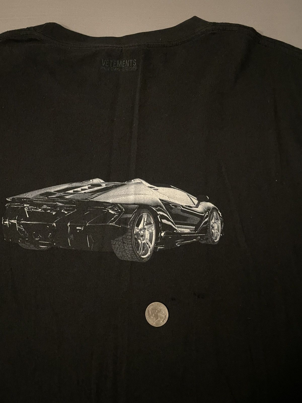 Vetements VETEMENTS Lamborghini Car Hotline T-Shirt black large RARE* Size US L / EU 52-54 / 3 - 4 Thumbnail
