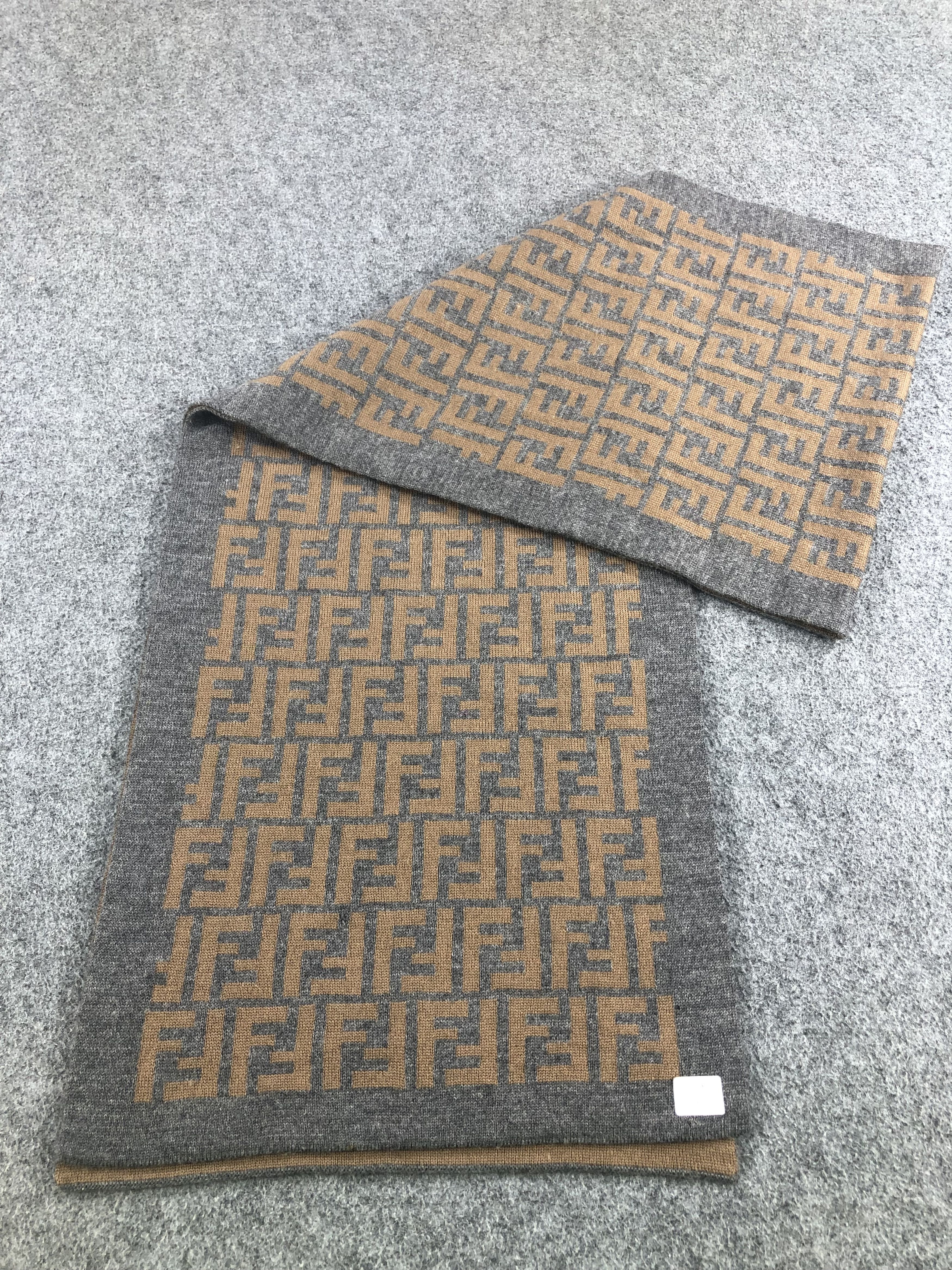 Vintage Fendi Monogram Scarf / Muffler / Neckwear Size ONE SIZE - 6 Thumbnail