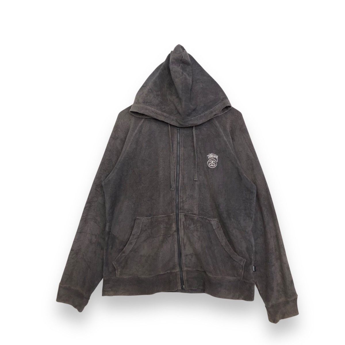 Stussy STUSSY SMALL LOGO HOODIE ZIPPER SWEATER Size US M / EU 48-50 / 2 - 1 Thumbnail