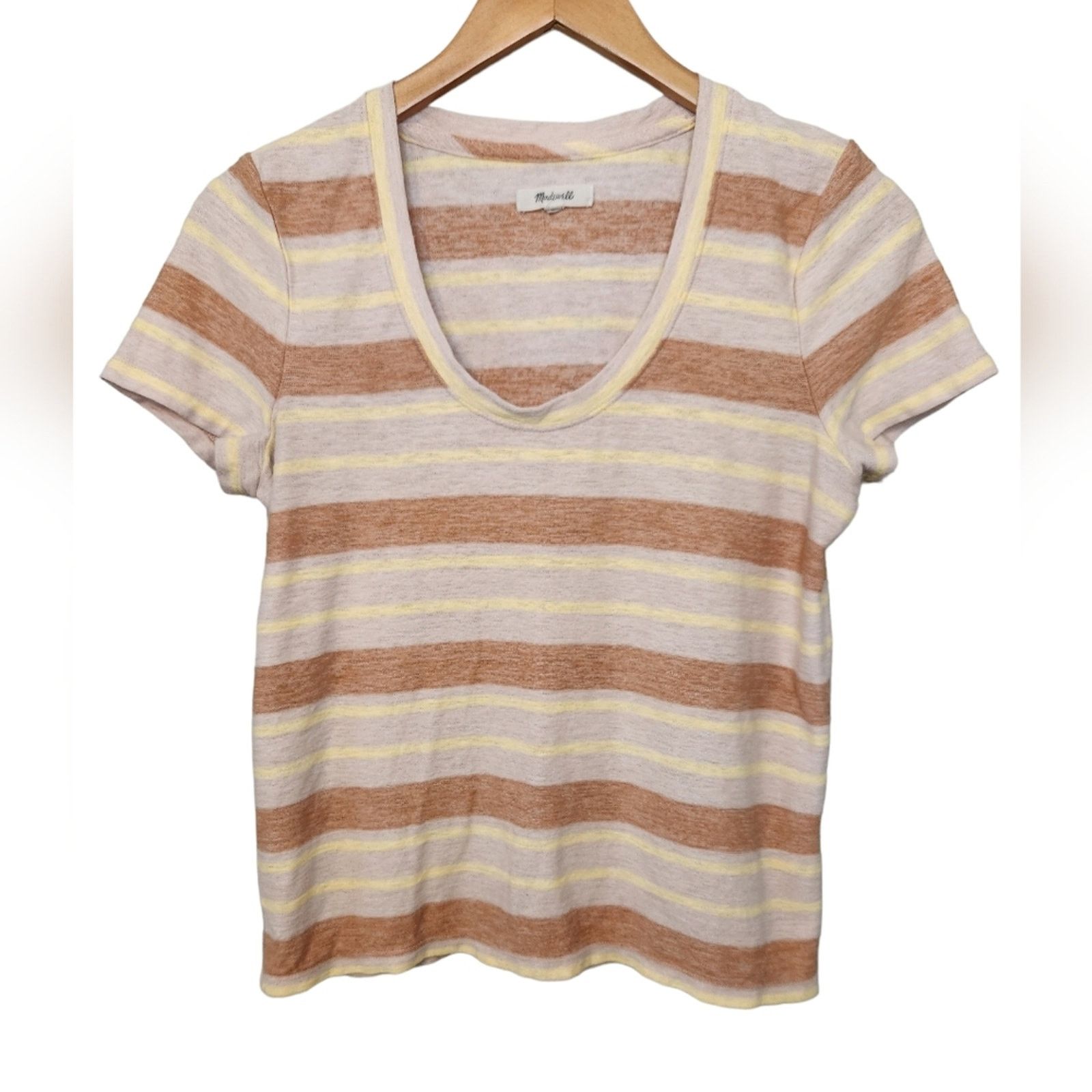 Madewell Madewell Alto Granda Stripe Scoopneck Tee Small Size S / US 4 / IT 40 - 4 Thumbnail