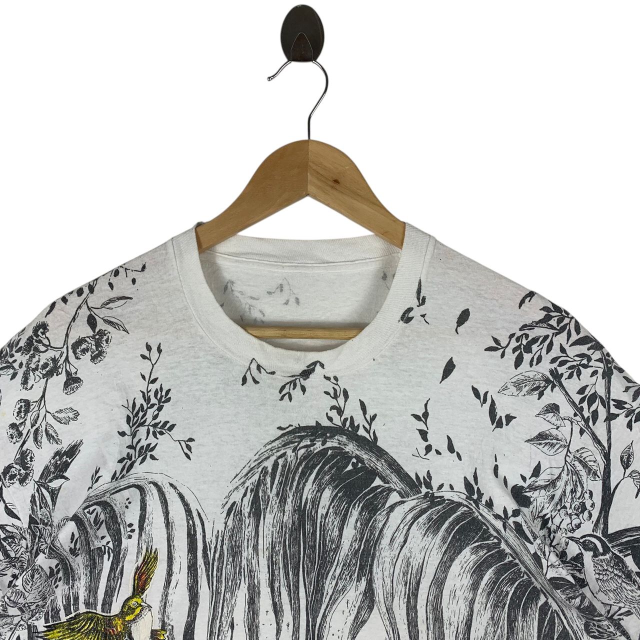 Other Vintage Hawaii All Over Print Parrot Tropical AOP Nature Tee Size US L / EU 52-54 / 3 - 2 Thumbnail