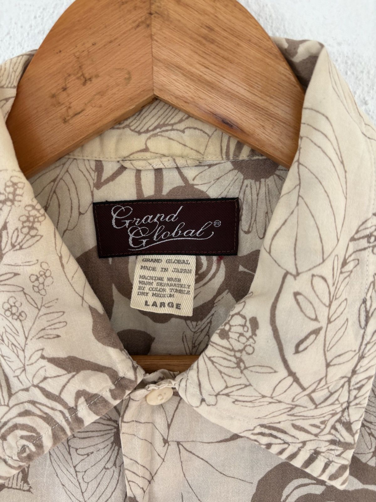 Japanese Brand Grand Global Hawaiian Shirt Sun Surf Inspired Size US L / EU 52-54 / 3 - 4 Thumbnail
