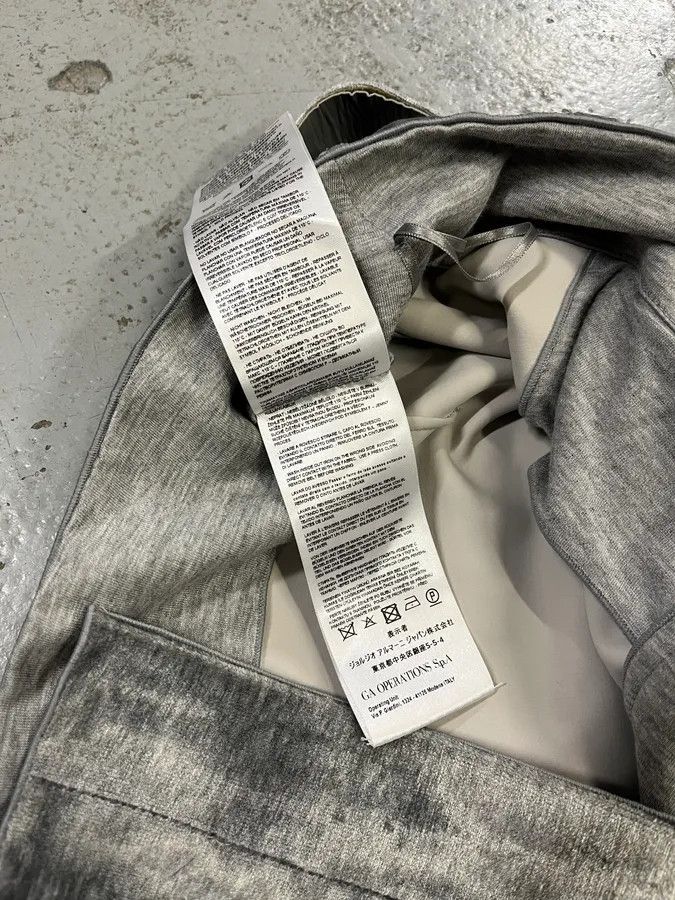 Giorgio Armani AW2018 Giorgio Armani Belted Wide Soft Grey Silver Pants Size US 30 / EU 46 - 11 Thumbnail