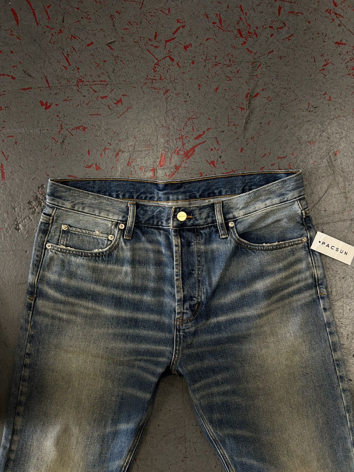 Essentials Fear of God Essentials “Dark Indigo” Jeans Size 34 NEW Size US 34 / EU 50 - 2 Thumbnail