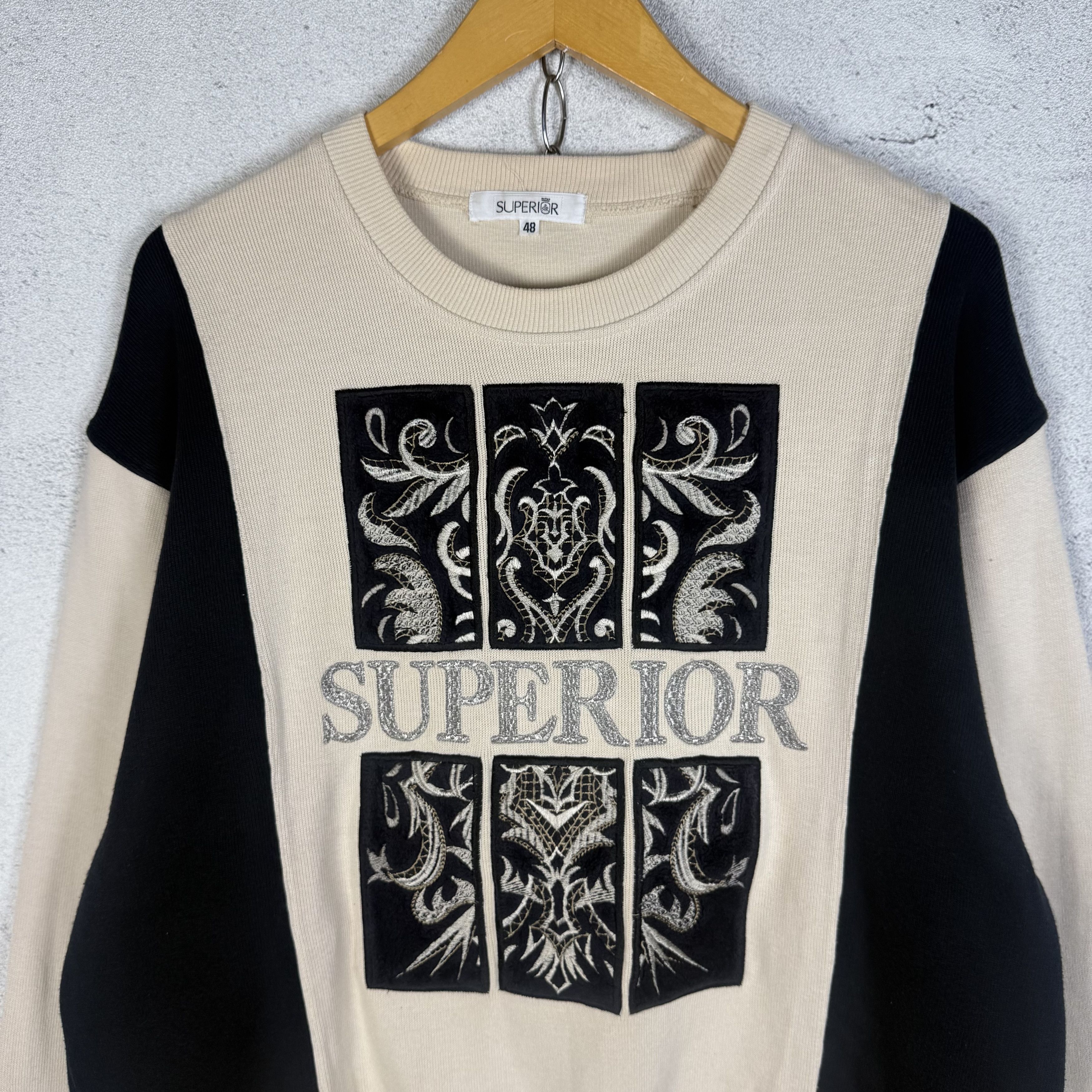 Japanese Brand 90s Superior Embroidery Aztec Ethnic Style Sweatshirt Size US M / EU 48-50 / 2 - 4 Thumbnail
