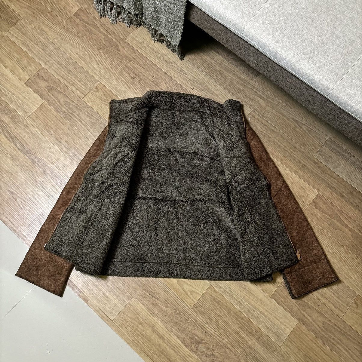 If Six Was Nine × Le Grande Bleu (L.G.B.) Ifsixwasnine LGB Style fur jacket vintage Y2K japan Size US M / EU 48-50 / 2 - 4 Thumbnail