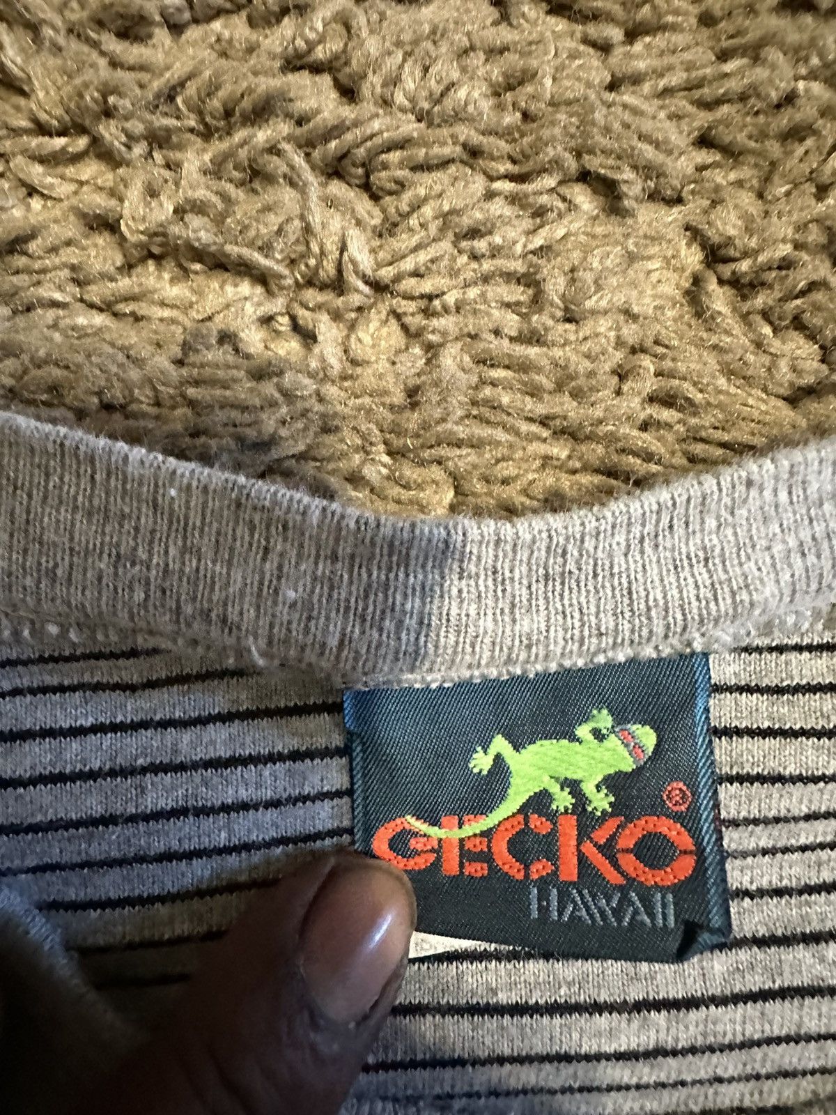 Nike × Vintage Vintage Gecko Hawaii “triple lines” shirt 00s size XL Size US XL / EU 56 / 4 - 3 Thumbnail