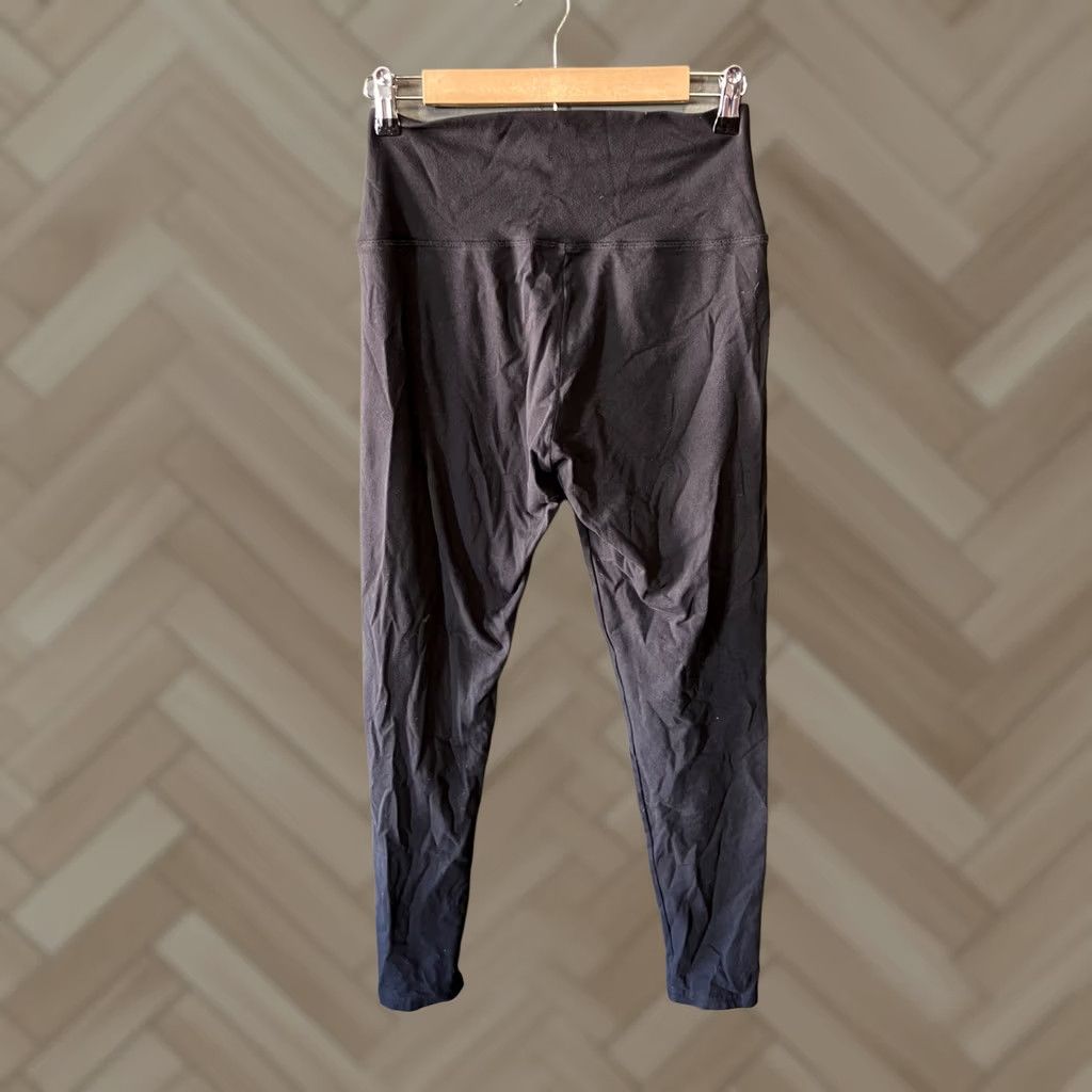 Vintage Aerie Women’s Black Athletic Leggings Ankle Pull On Size L Regular Activewear Sportswear Womens Leggings Size 36" / US 14 / IT 50 - 1 Thumbnail