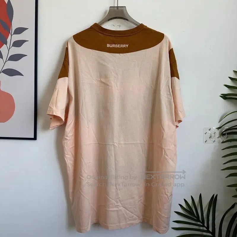 Burberry Burberry Women's Brown Cotton T-Shirt. Size L / US 10 / IT 46 - 2 Thumbnail