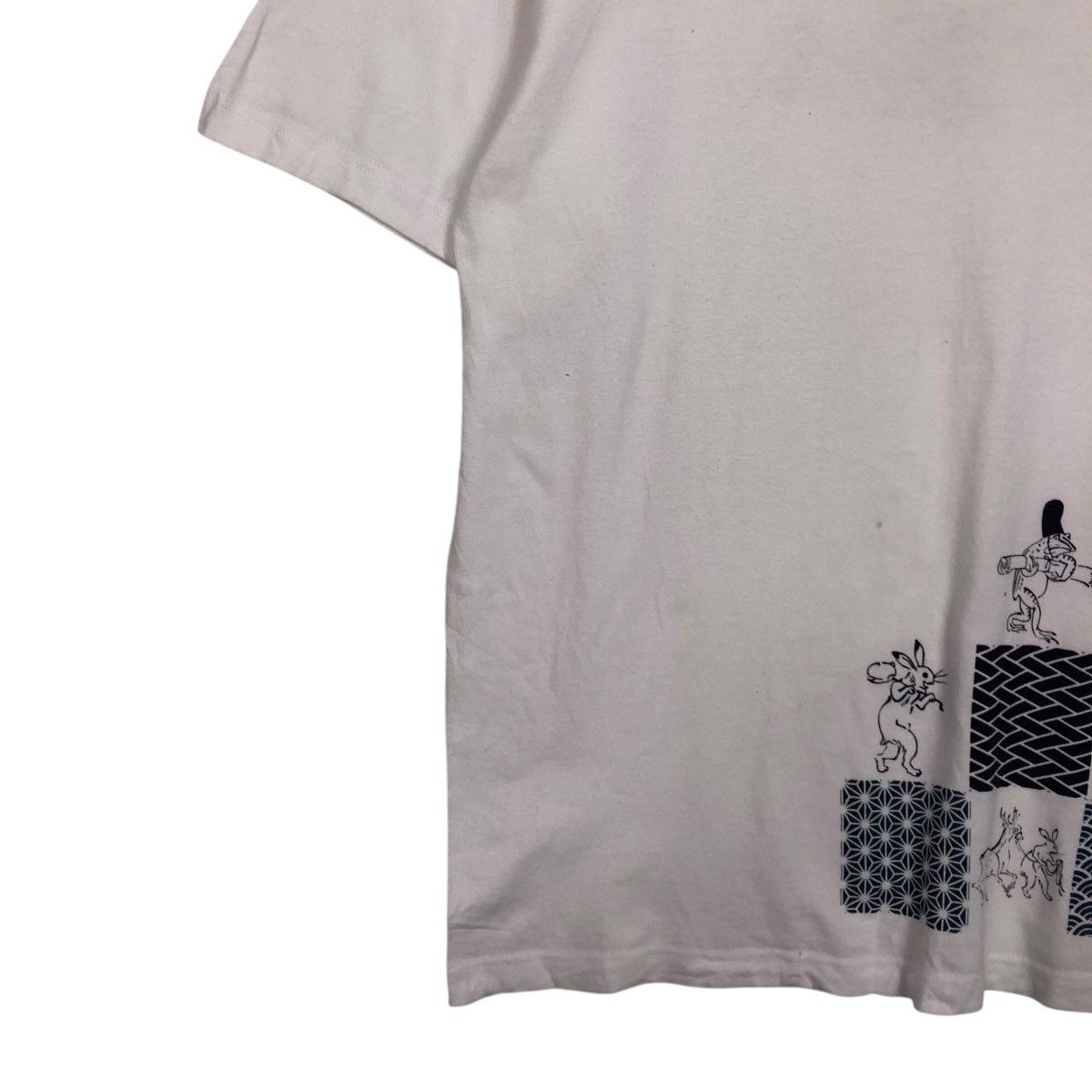 Japanese Brand 📌Vintage Short Sleeve Tee Kurashiriya Big Logo Issey Miyake Size US XL / EU 56 / 4 - 6 Thumbnail