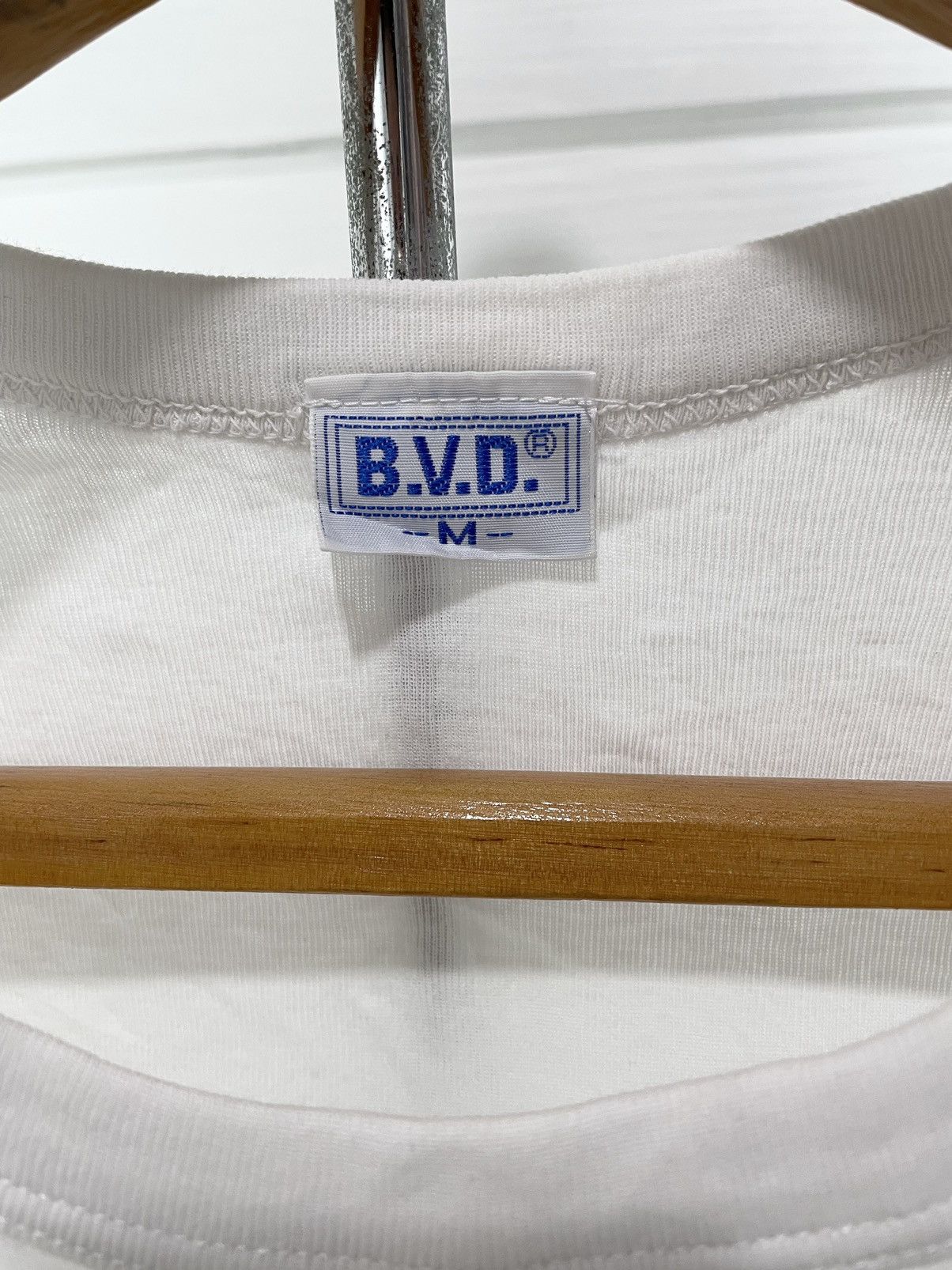 Vintage VINTAGE BVD BLANK WHITE SLEEVELESS Size US XS / EU 42 / 0 - 9 Thumbnail