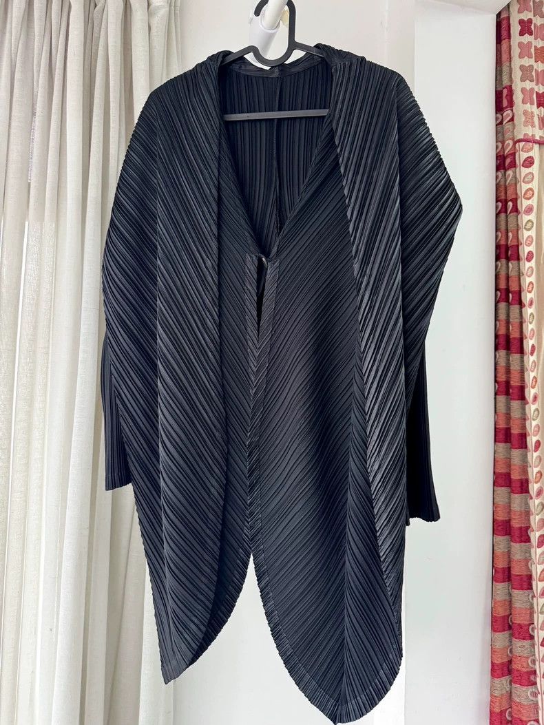 Issey Miyake issey miyake size:3 Black witch's coat Size XXS / US 00 / IT 34 - 7 Thumbnail