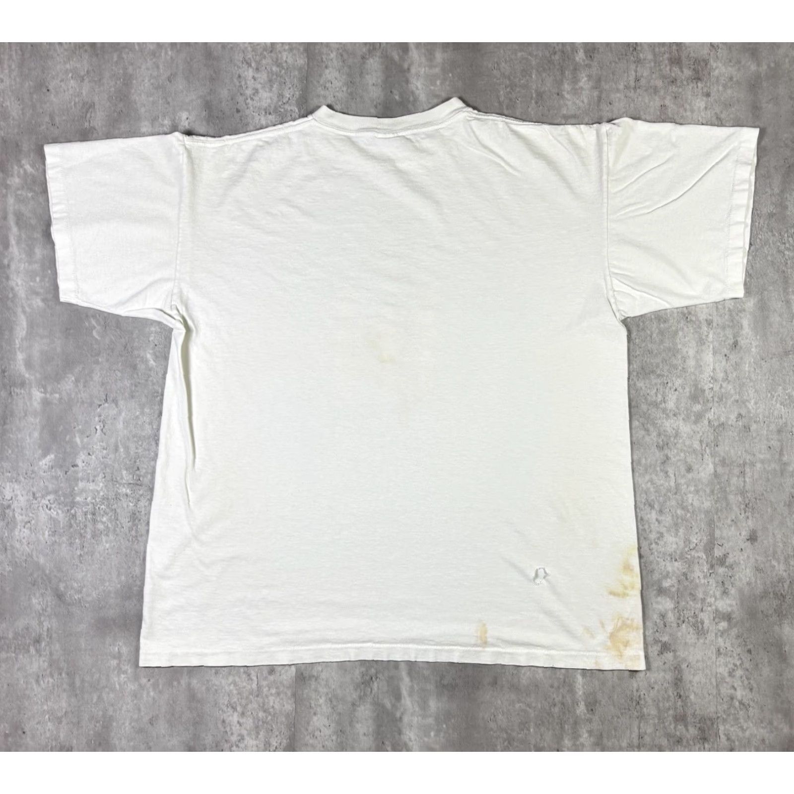 Vintage VINTAGE Beverly Hills T Shirt White Crew Neck Short Sleeve 90s XL Men Size US XL / EU 56 / 4 - 2 Thumbnail