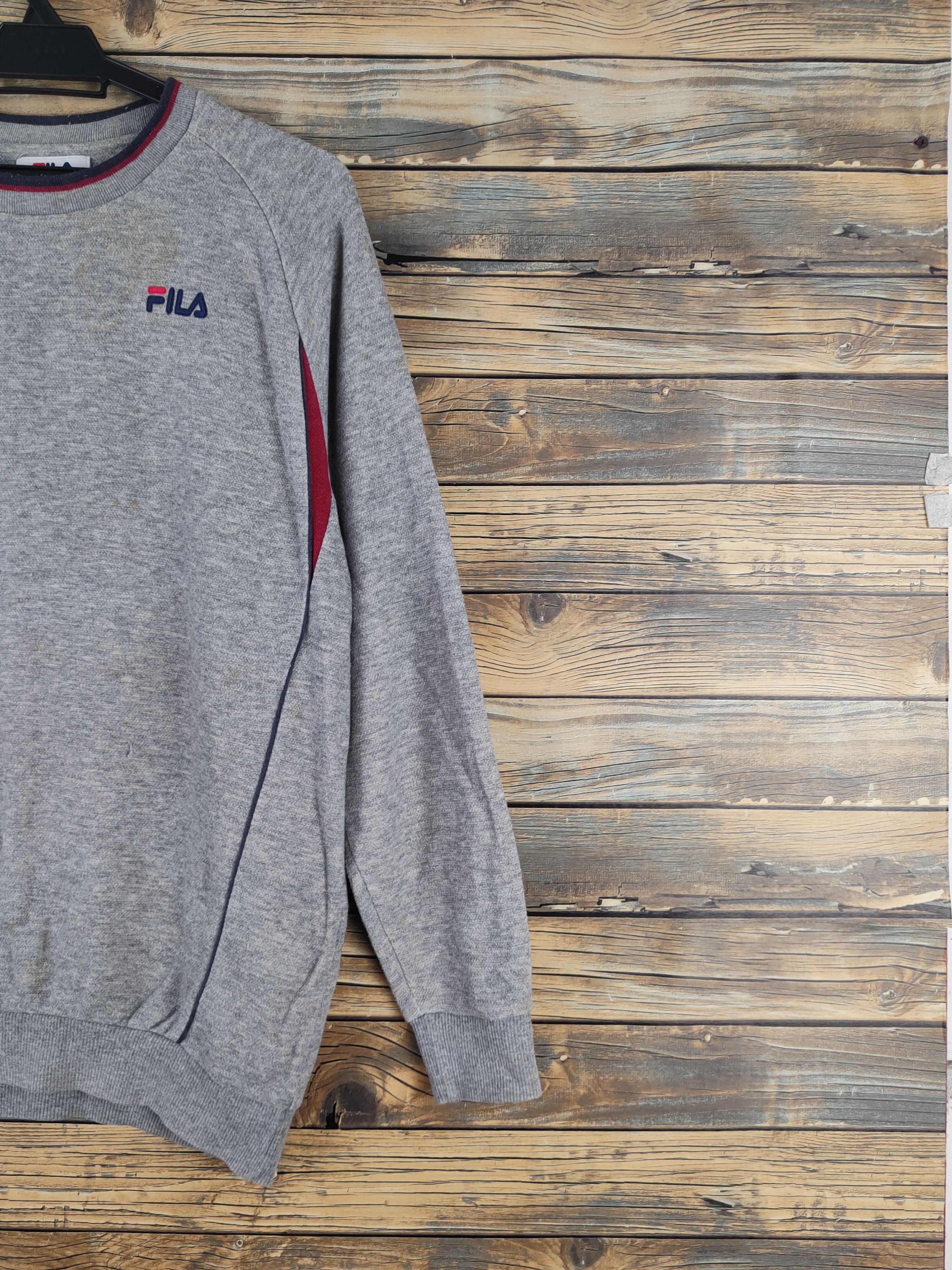Fila DL Fila Gray Sweatshirts #2724 Size US M / EU 48-50 / 2 - 6 Thumbnail