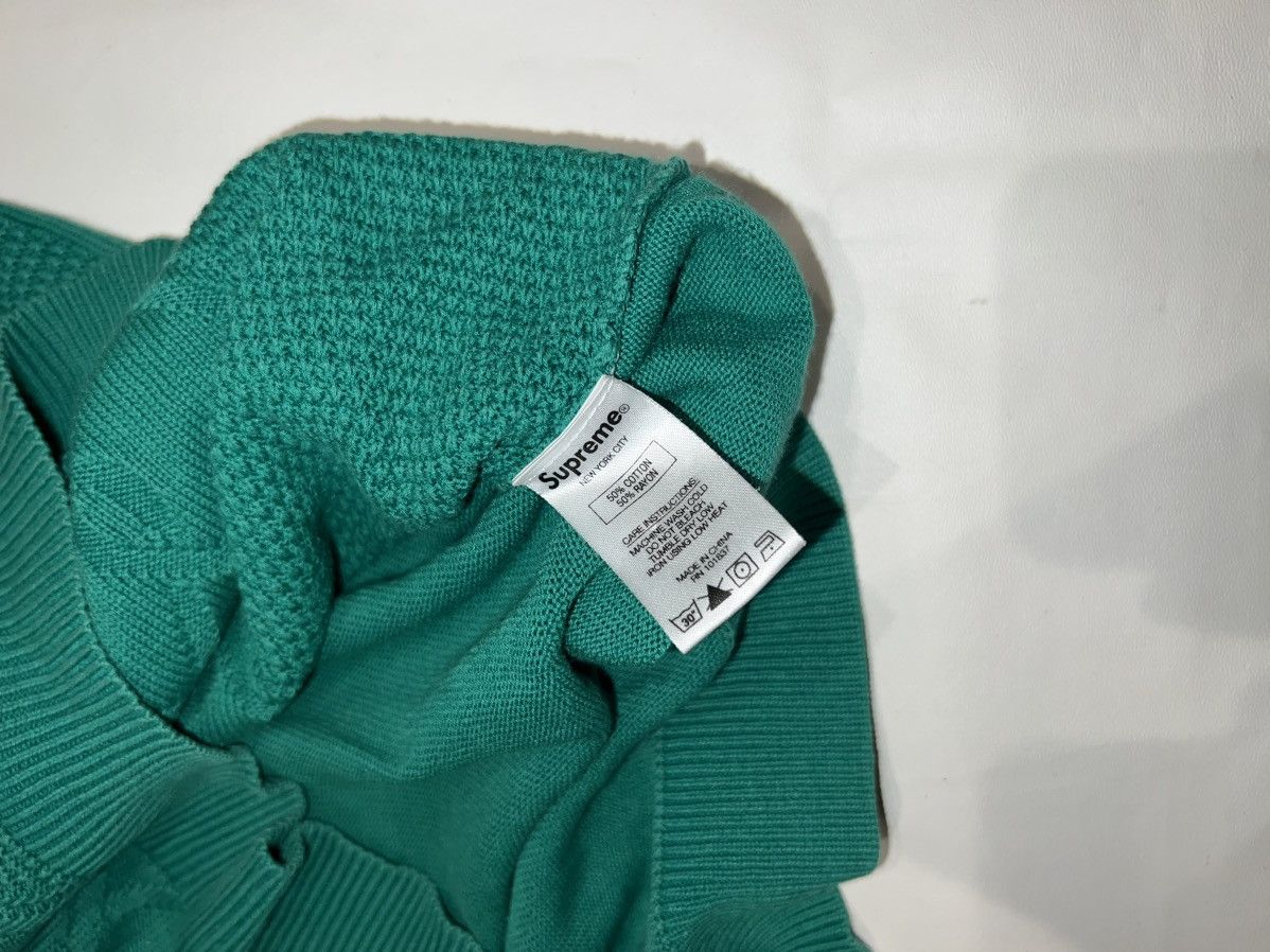 Supreme Supreme Cable Stripe Knit Polo Size US M / EU 48-50 / 2 - 5 Thumbnail