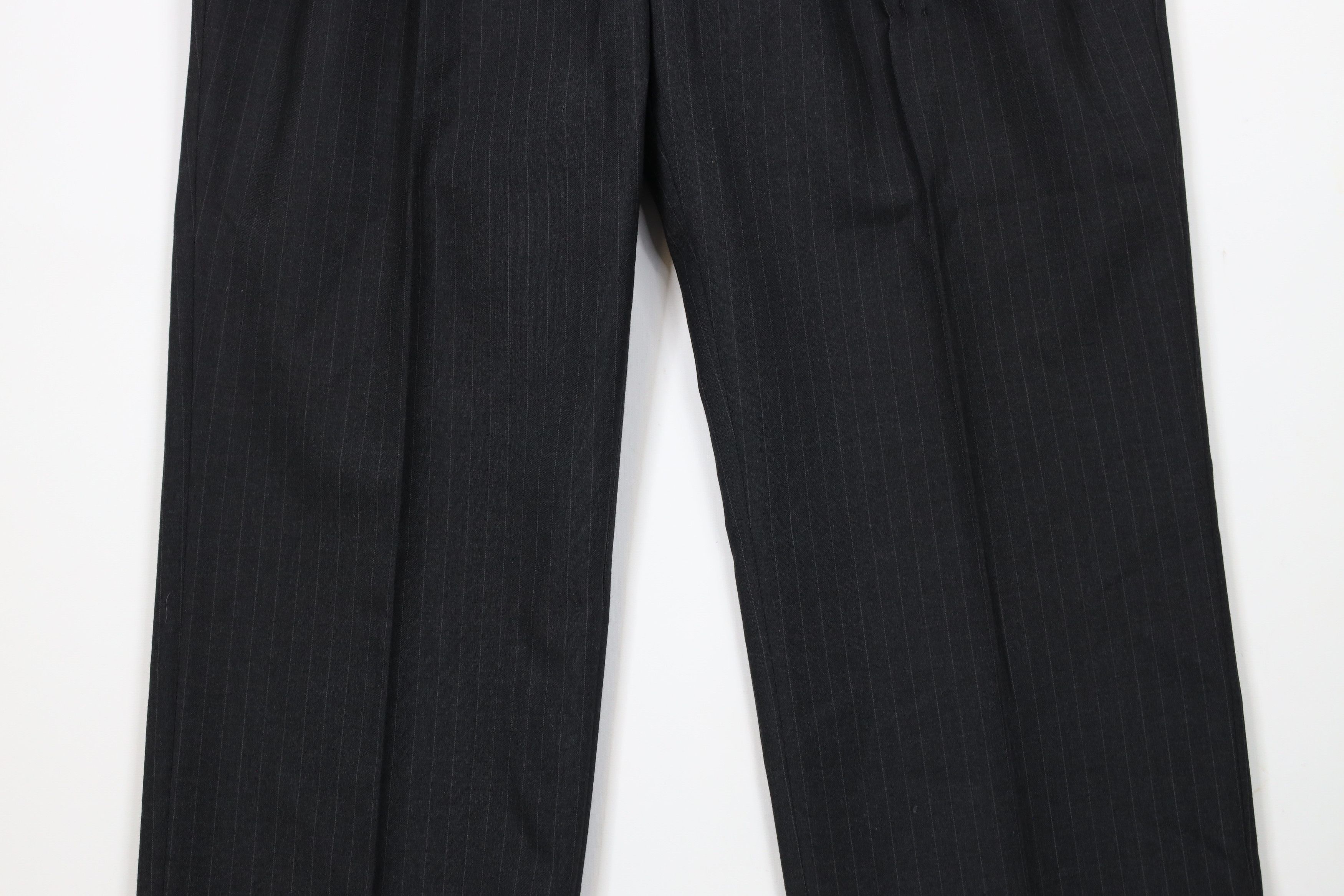 Vintage Vintage 90s Streetwear Pinstriped Wide Leg Chino Pants Size US 34 / EU 50 - 3 Thumbnail