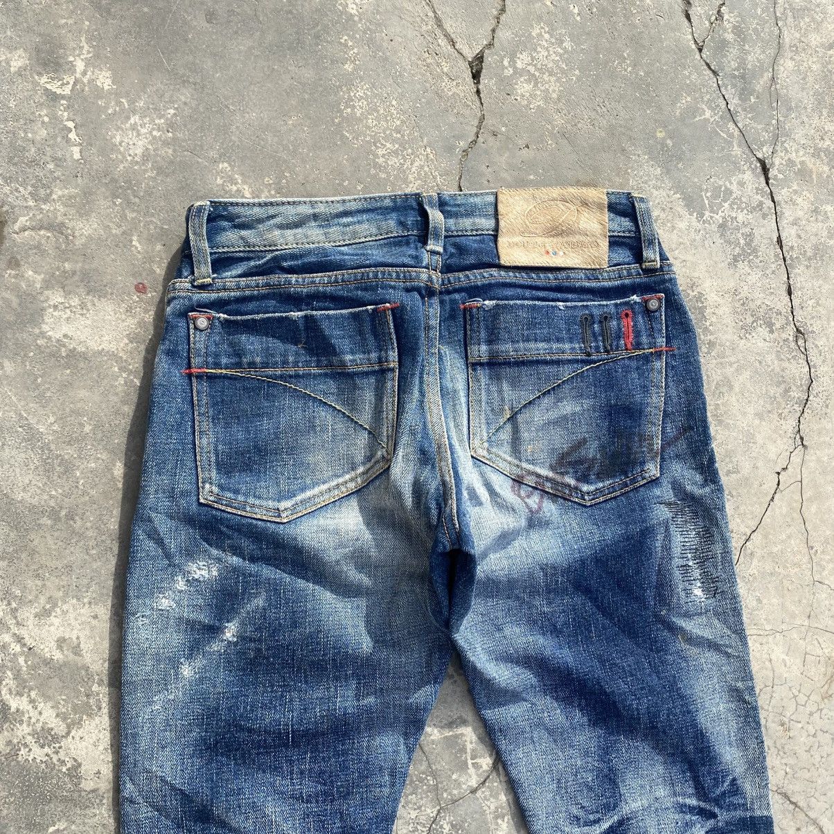 14th Addiction DOUBLE STANDARD Distressed Repaired UNDERCOVER Jeans Size US 27 - 4 Thumbnail