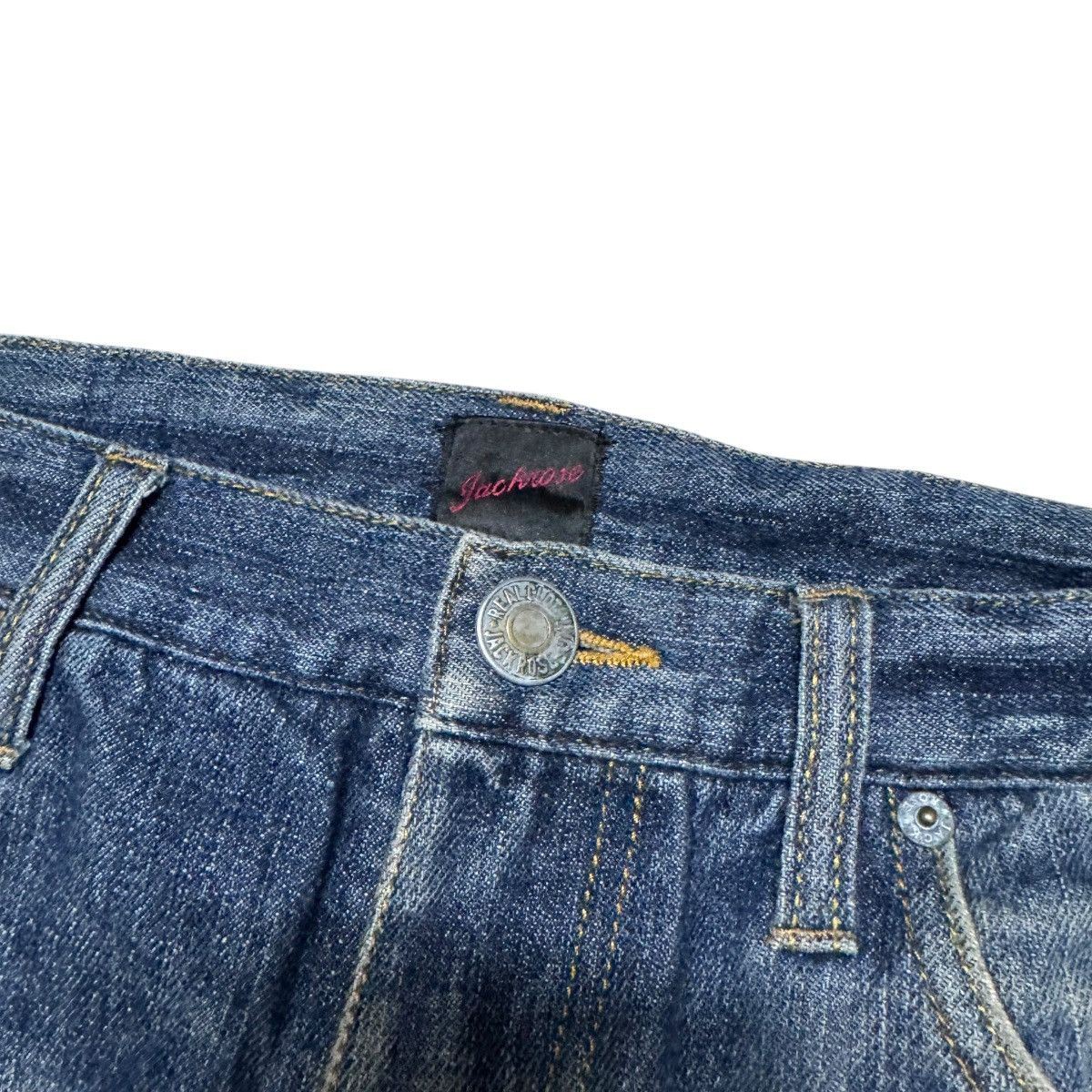 JACKROSE Jackrose Distressed Denim Flare Jeans Size US 30 / EU 46 - 6 Thumbnail