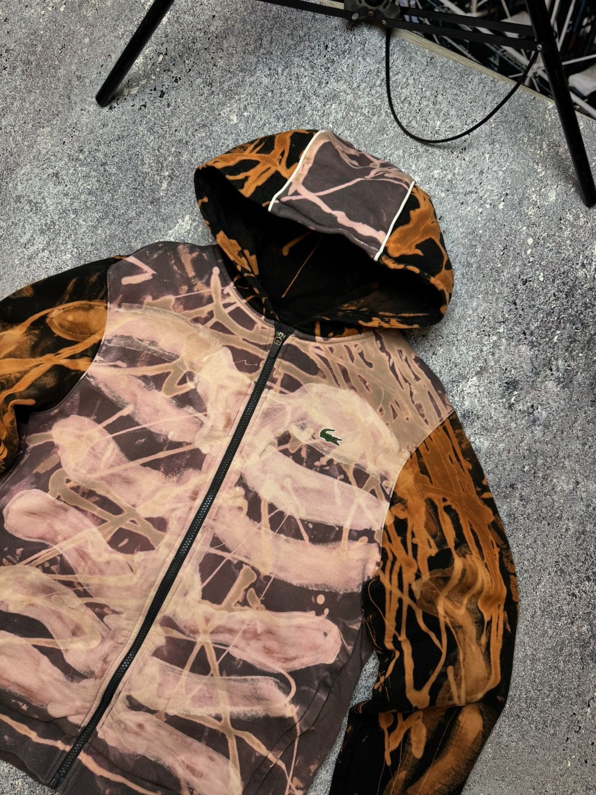 Lacoste CRAZY CUSTOM SKELETON LACOSTE ZIP HOODIE Size US L / EU 52-54 / 3 - 4 Thumbnail
