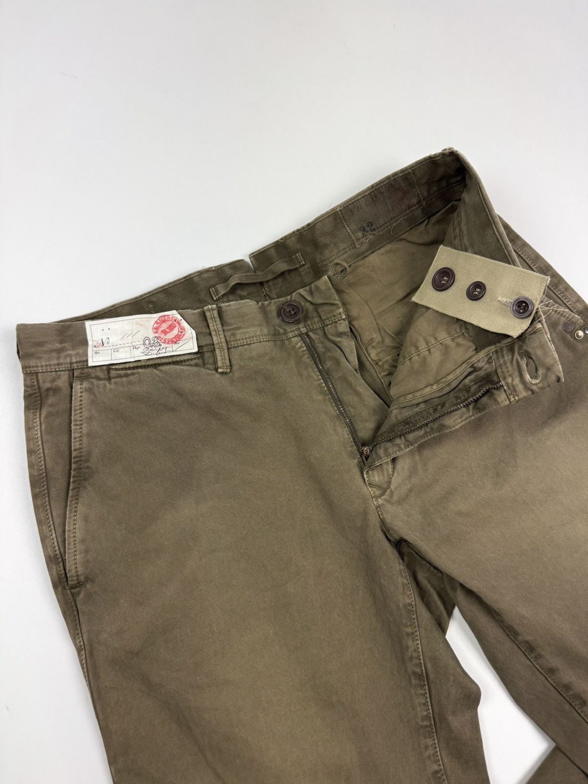 Incotex NWT Incotex Chino Olive Pants Size US 32 / EU 48 - 10 Thumbnail