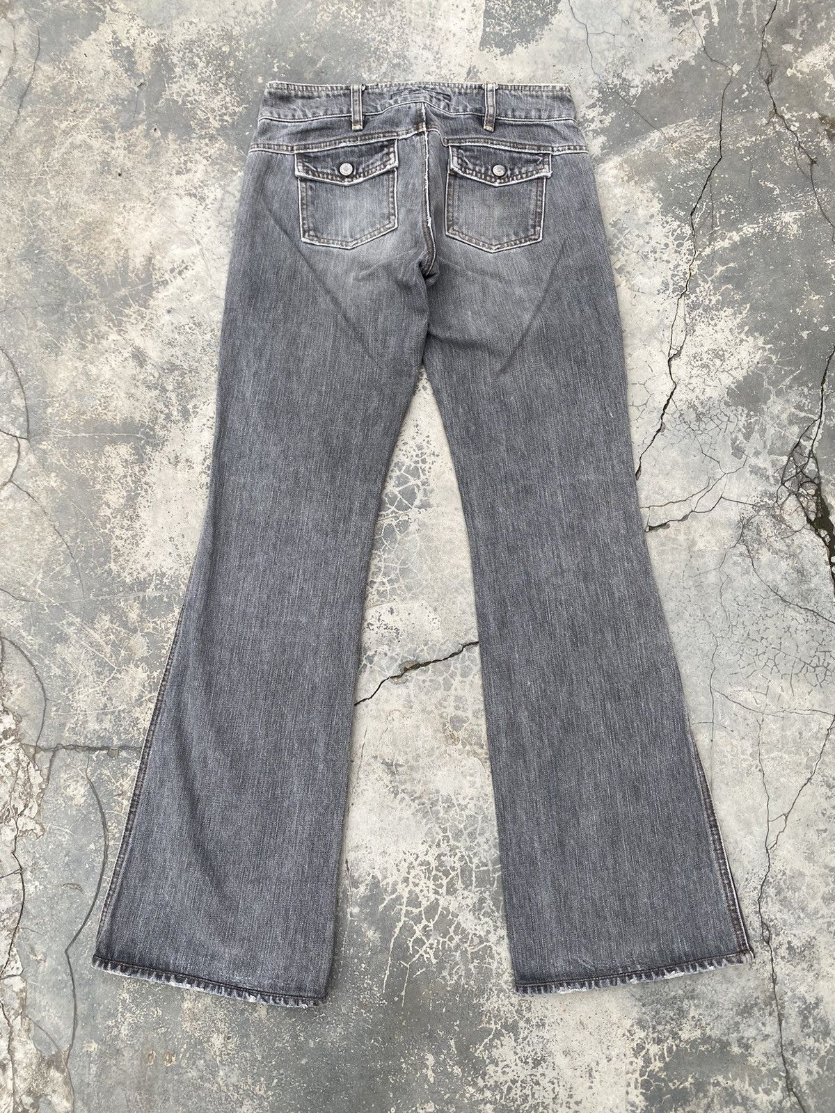 If Six Was Nine KATHARINE HAMNETT Vintage Flare Size 29" - 4 Thumbnail