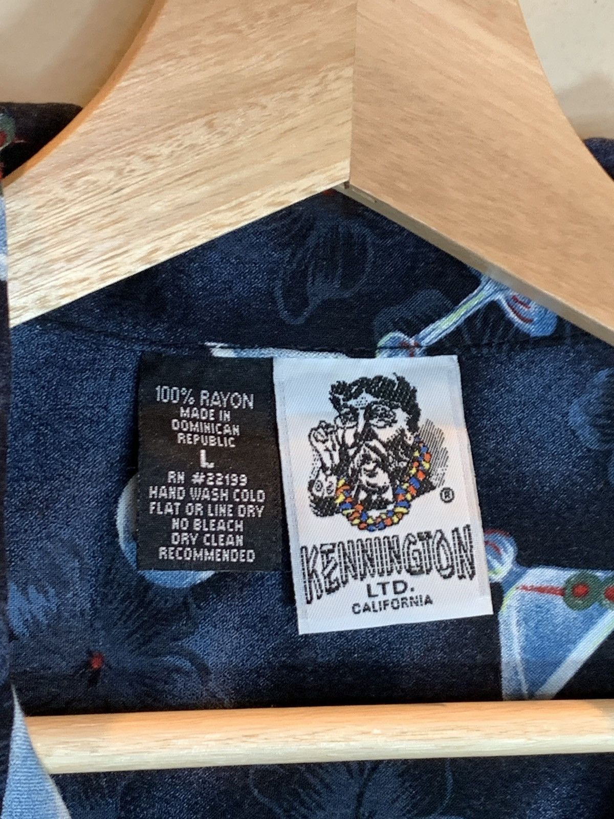 Kennington Ltd. RARE Vintage Kennington Pinup Martini Tiki Loop Collar Shirt Size US L / EU 52-54 / 3 - 10 Thumbnail
