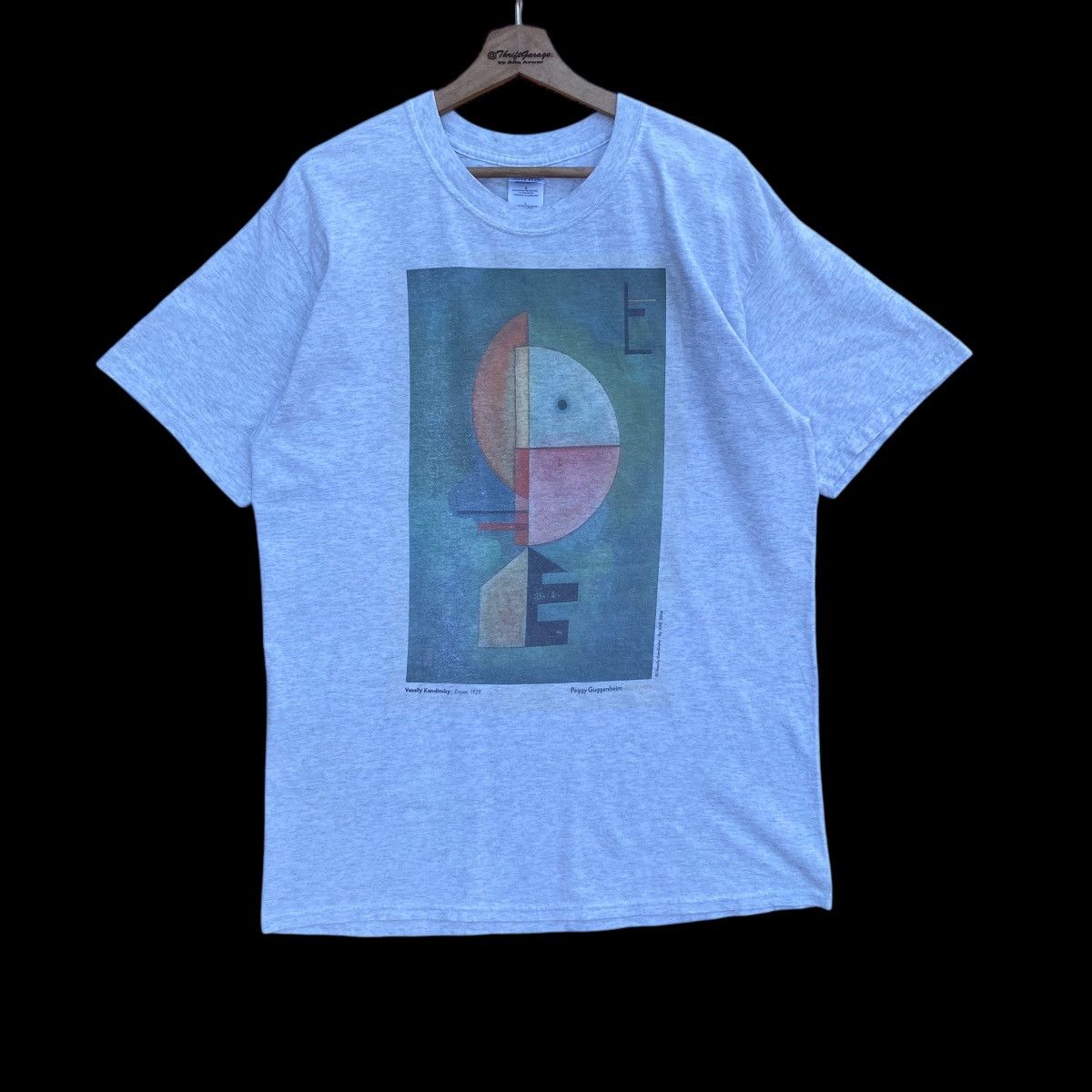 Art Comes First Vtg Vassily Kandinsky-Empor 1929- Peggy Guggenheim Art Tee Size US L / EU 52-54 / 3 - 2 Thumbnail