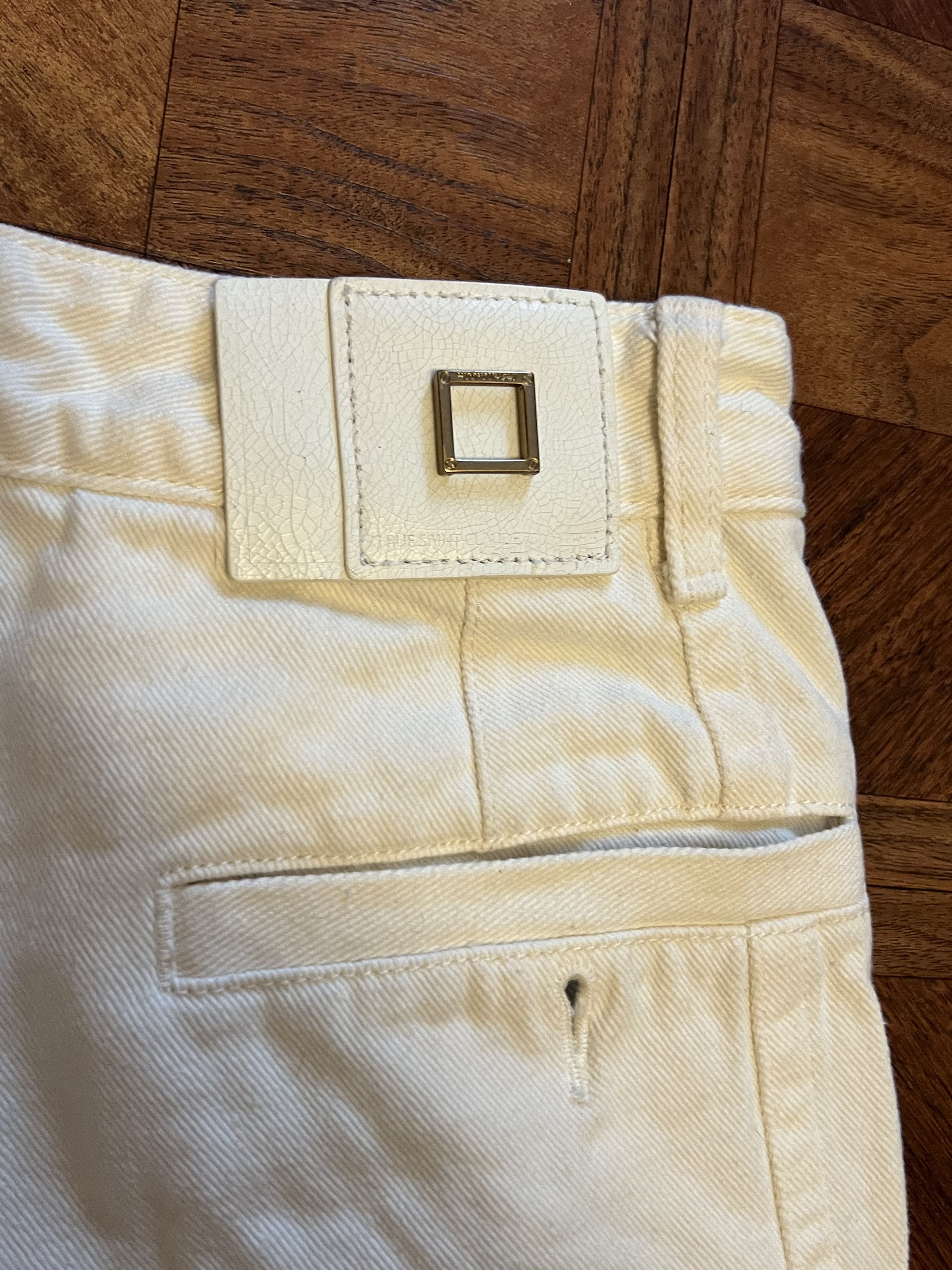 Wooyoungmi Wooyoungmi White Denim Cargo Pants Size US 30 / EU 46 - 3 Thumbnail