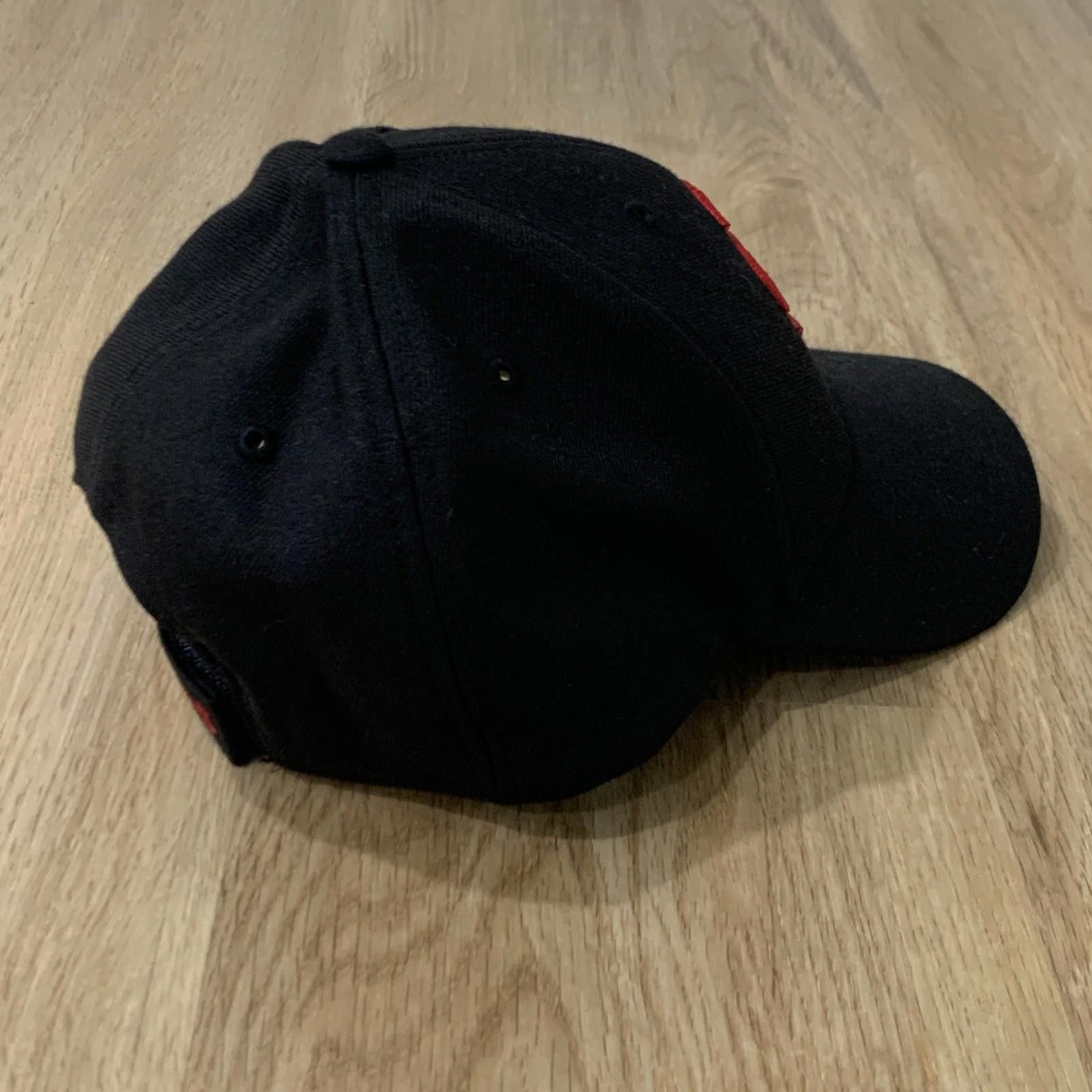 47 Brand New Men's Toronto Raptors MVP Primary Red Logo Black Cap Size ONE SIZE - 4 Thumbnail