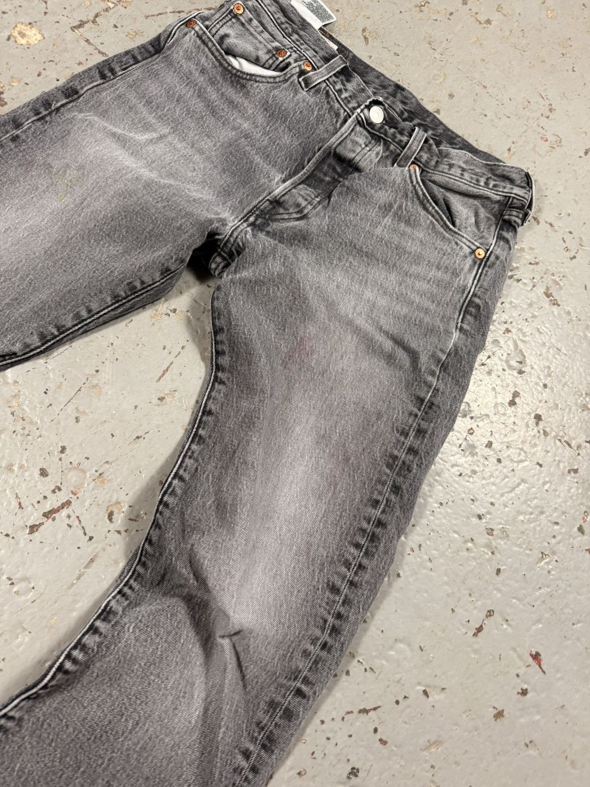 Levi's Vintage Ash Grey Faded Levi 501s Size US 29 - 7 Thumbnail