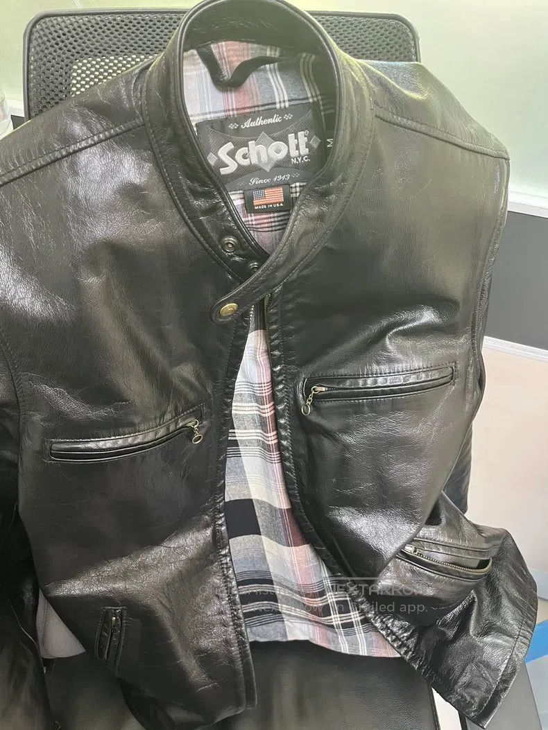Schott Schott Leather coat Size US M / EU 48-50 / 2 - 1 Thumbnail