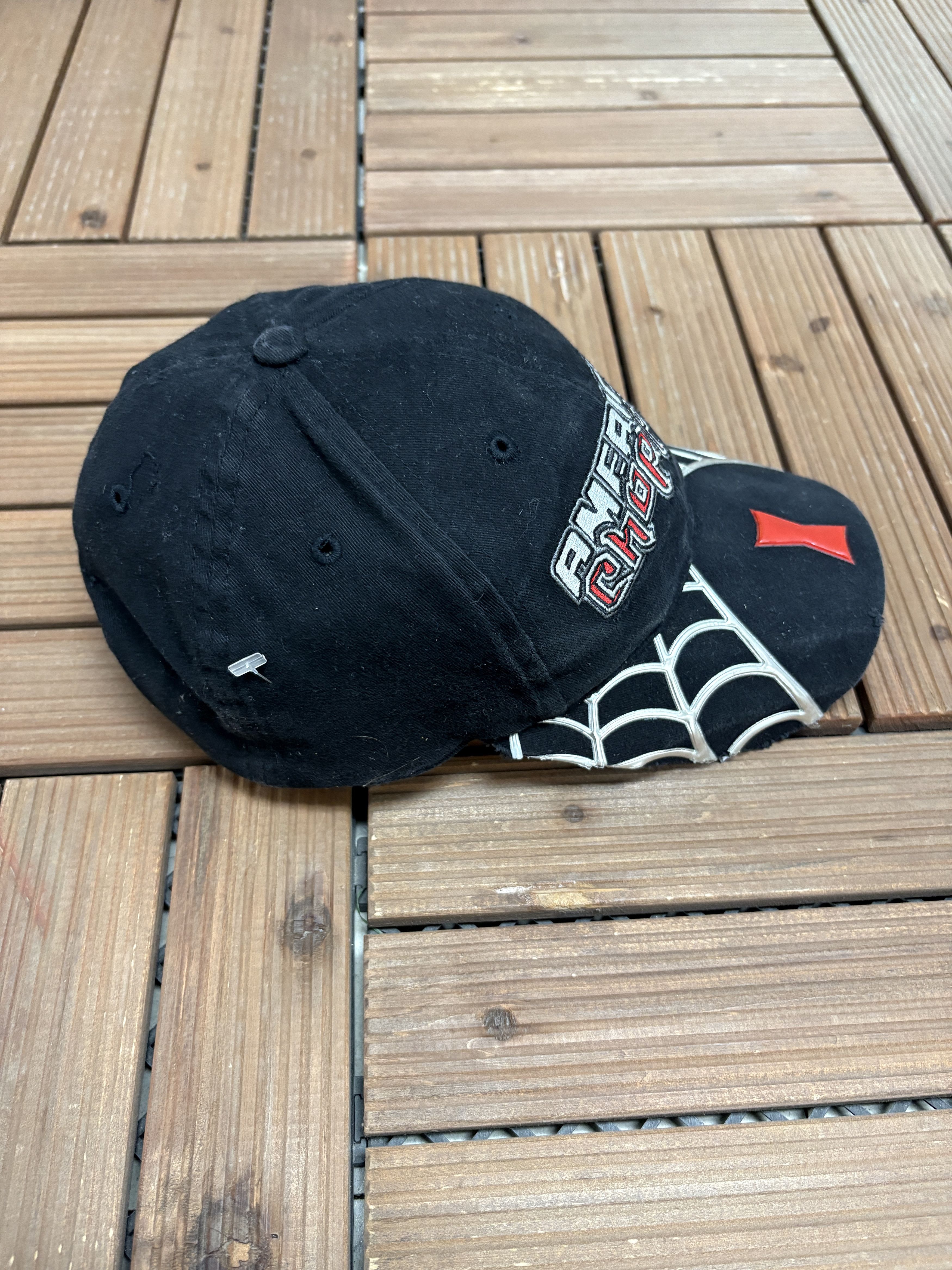 Vintage American Chopper Motorcycle Vintage Black Strap Back Hat Cap Size ONE SIZE - 4 Thumbnail