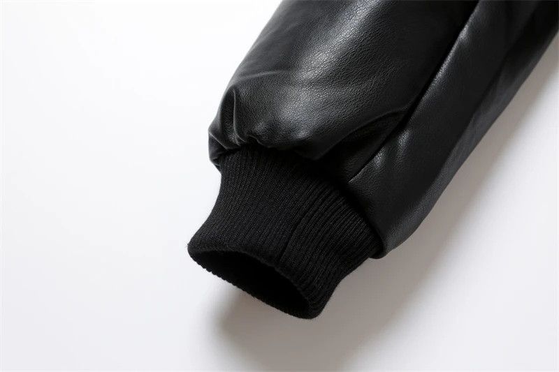 Japanese Brand × Vintage Leather Bomber Jacket Coat Top Size M / US 6-8 / IT 42-44 - 5 Thumbnail