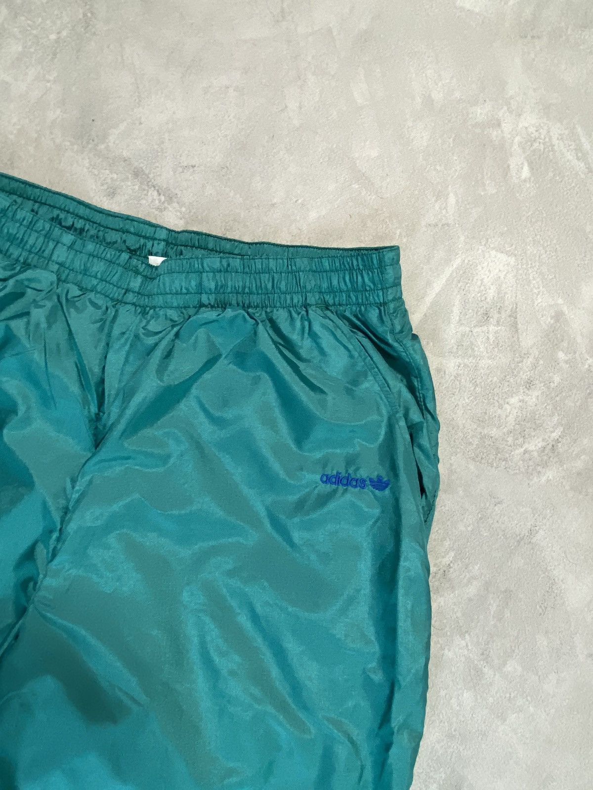 Adidas × Vintage 💎 Vintage 90s Track Sweat Pants Adidas Baggy Style Y2K Size US 36 / EU 52 - 3 Thumbnail