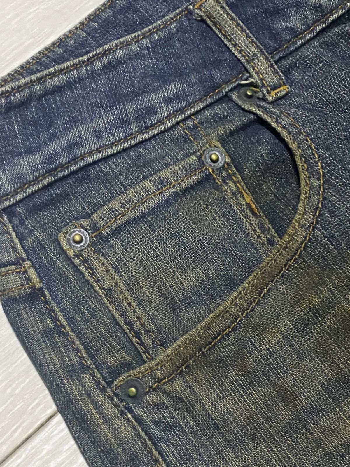 VILLAND Vintage Villand Dirty Grunge Distressed Baggy Jeans Size US 32 / EU 48 - 11 Thumbnail