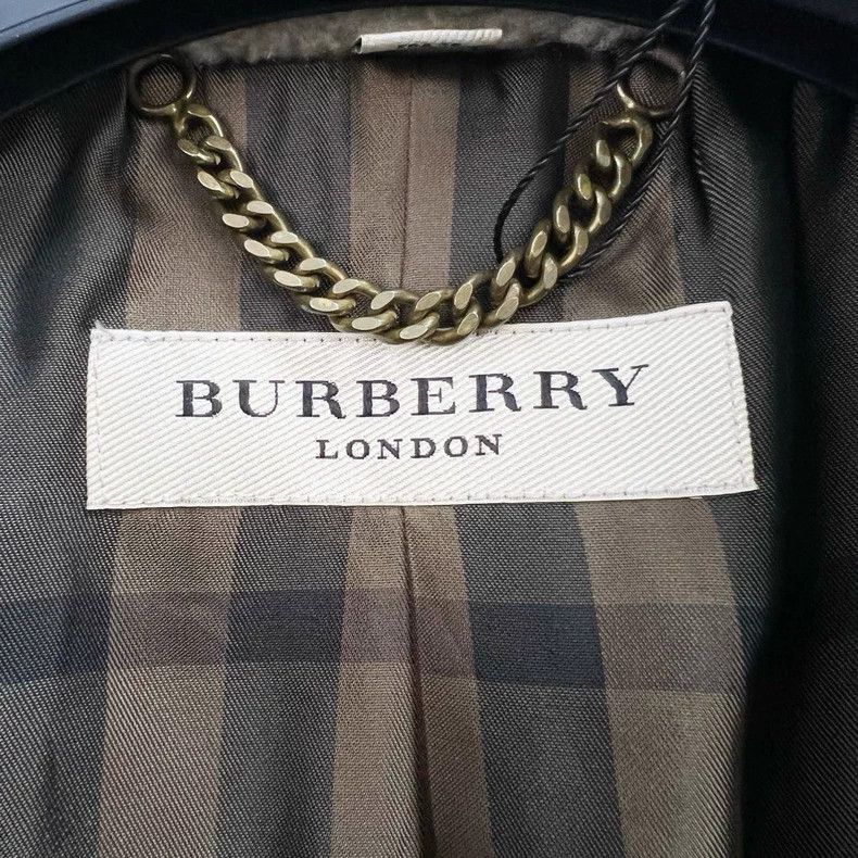 Burberry Burberry Burberry Shearling Collar Zip Jacket UK6-2507 Size S / US 4 / IT 40 - 6 Thumbnail