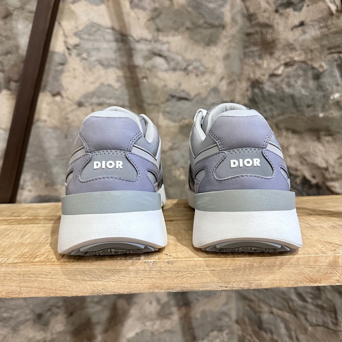 Dior Dior B29 Grey Mesh Suede Reflective Low-top Sneakers Size US 7.5 / EU 40-41 - 5 Thumbnail