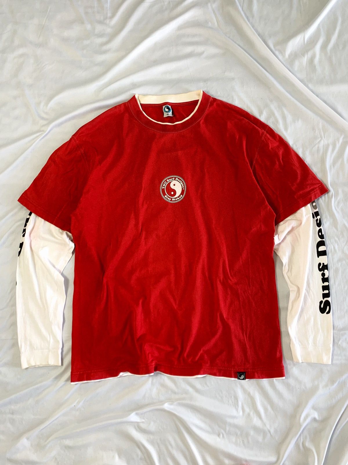 Vintage vintage T&C surf double layer longsleeve Size US XL / EU 56 / 4 - 4 Thumbnail
